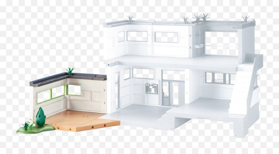 Extension For The Modern Luxury Mansion - 6389 Playmobil Playmobil 5574 Modern Luxury Mansion Png,Mansion Png