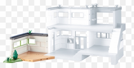 Extension For The Modern Luxury Mansion - 6389 Playmobil Playmobil 5574 Modern Luxury Mansion Png,Mansion Png