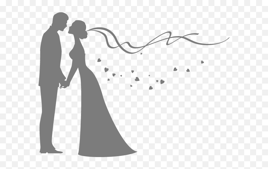 Wedding Png Transparent Images Free - Bride And Groom Clipart,Wedding Clipart Transparent Background