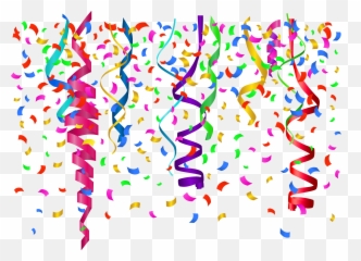 Confetti Png Transparent Clip Art Image - Background Gif