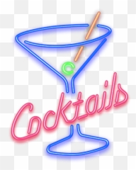 Neon Letters Png - Neon Star Transparent Png Transparent Neon Cocktail Glass Png,Cocktail Png