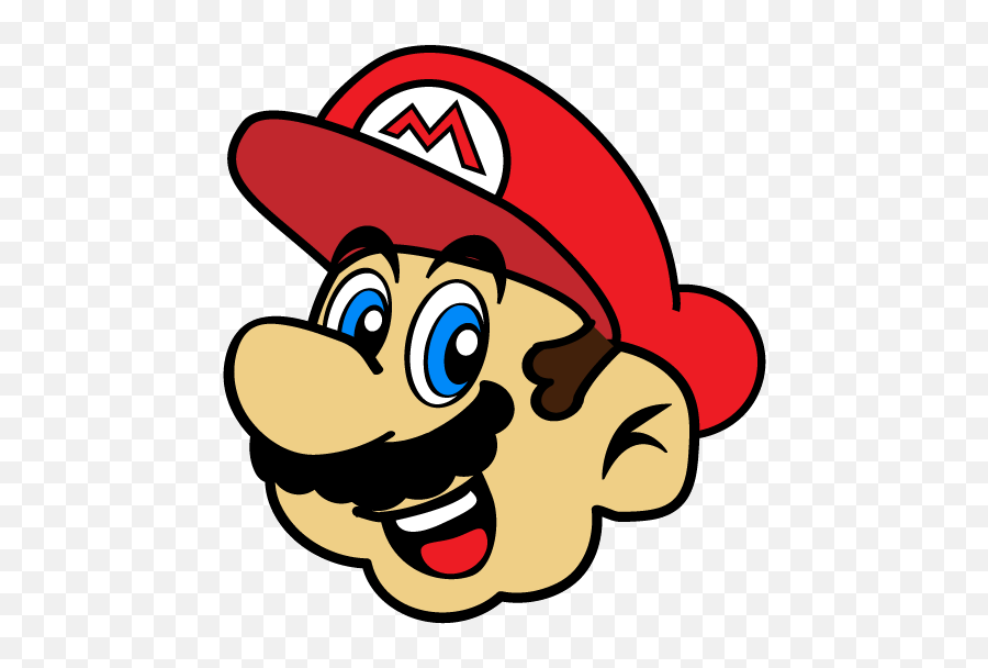 Free Mario Bross Download Clip Art - Cara Mario Bros Png,Mario Head Png