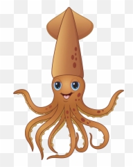 Squid Transparent Background - Clipart png