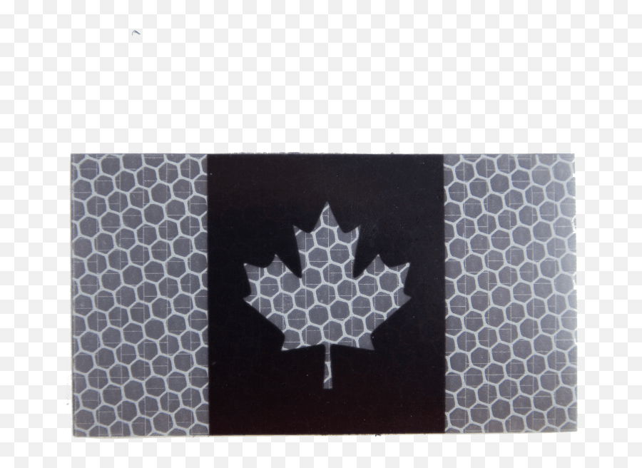 Canada Flag - Black And Grey Hi Vis Canada Flag Grey Png,Canada Flag Transparent