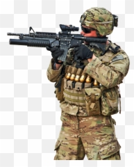 Military Man Png Transparent Image With Gun