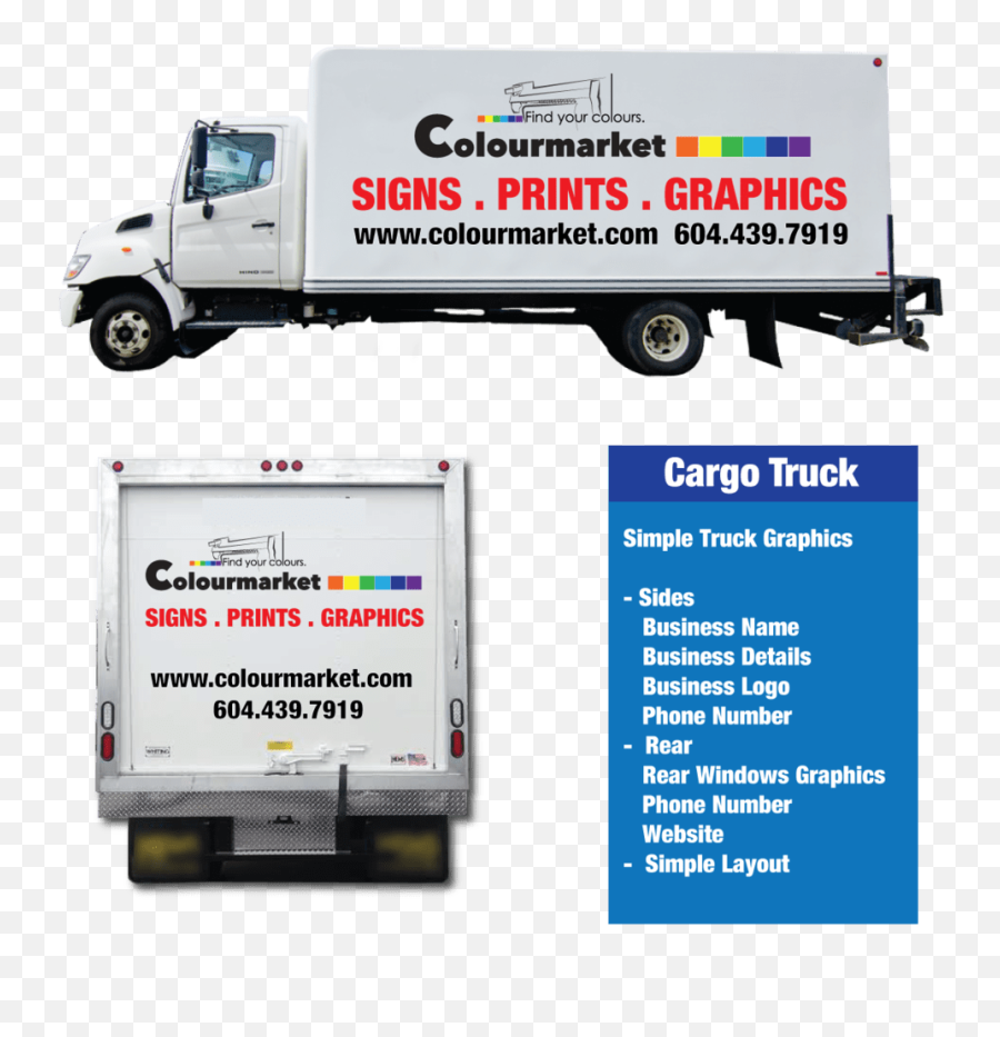 Quick Cargo Truck Graphics - Transparent Delivery Truck Png,Car Graphic Png