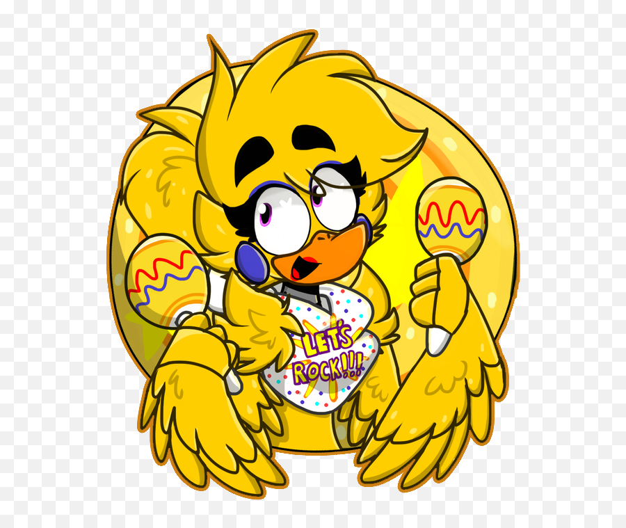 Fnaf Rockstar Chica Fanart - Fnaf Rockstar Animatronics Fanart Png,Fnaf Png