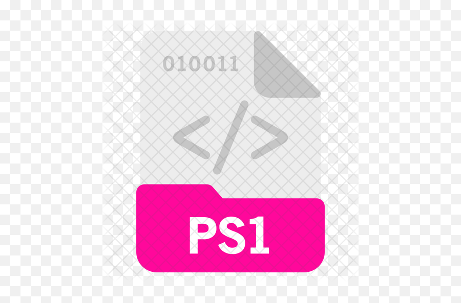 Ps1 File Icon Of Flat Style - Sign Png,Ps1 Png