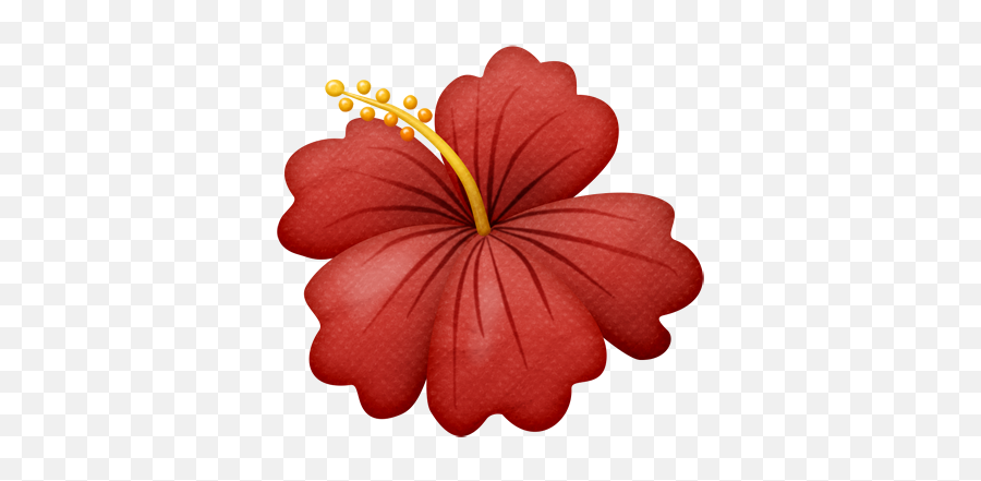 Plumeria Flower Clipart Png Transparent - Flor De Hawaii Animada,Plumeria Flower Png