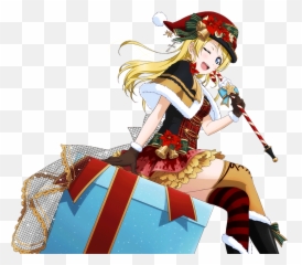 Ayase Eli And 1 More - Love Live Christmas Wallpaper Iphone Png,Eli Ayase Transparent
