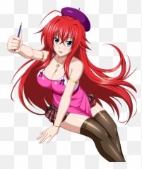 Artist Rias Gremory - Rias Gremory Transparent Background Png,Waifu Png