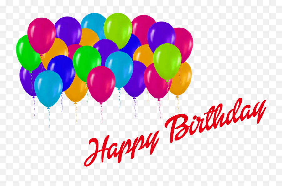 Happy Birthday Png Transparent Images Free Download - Balloon Happy Birthday Png,Birthday Balloons Png