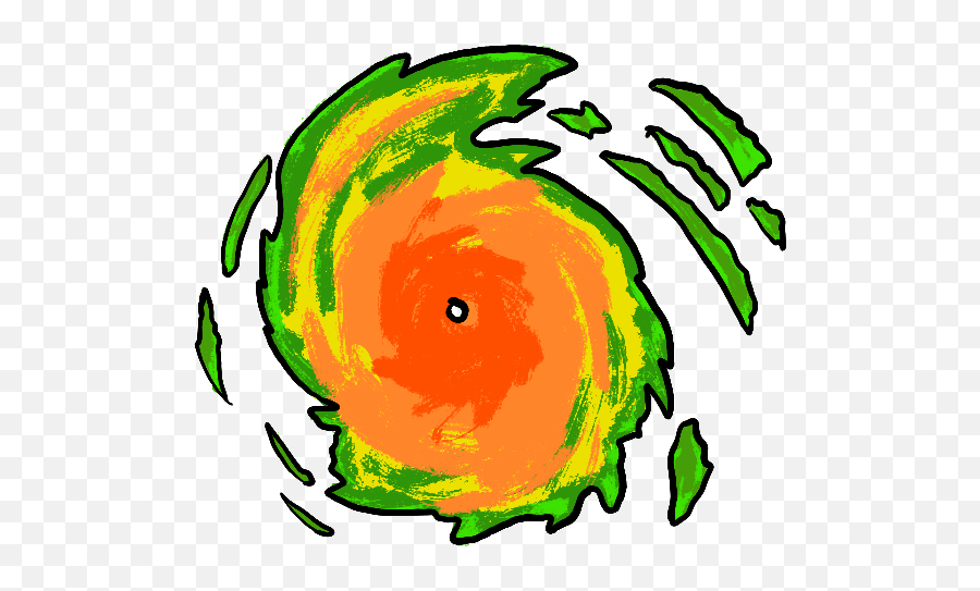 Nhc Atlantic Tropical Cyclones - Clip Art Cartoon Hurricane Png,Hurricane Transparent