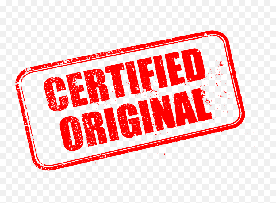 Certified Original Stamp - Parallel Png,Certified Png