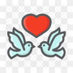 Wedding Doves Icon - For A Design png