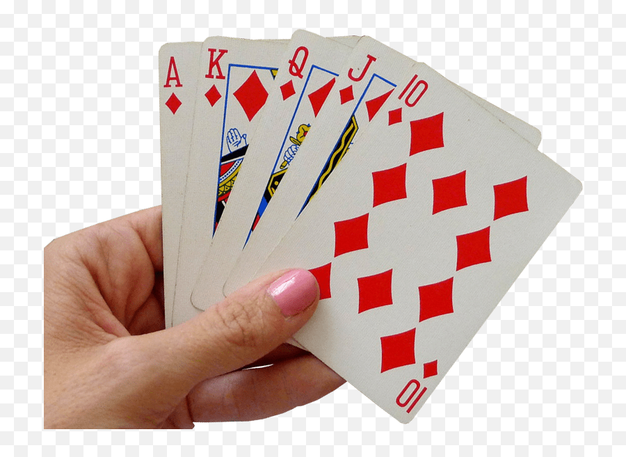 Poker Royal Flush Cards Transparent Background Png Image - Hand Of Cards Png,Nail Transparent Background