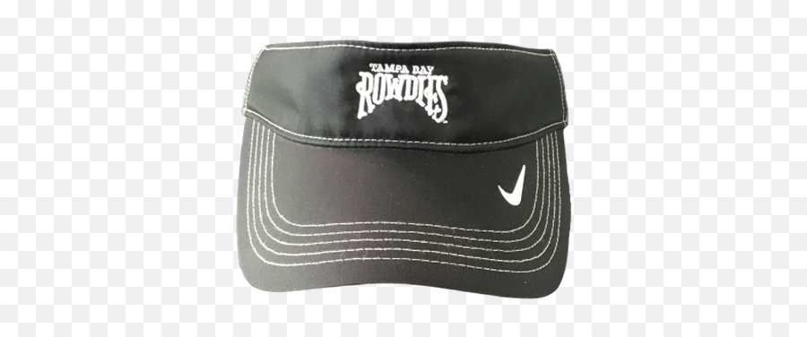 Tampa Bay Rowdies Nike Visor Black With - Nike Png,Nike Logo Black