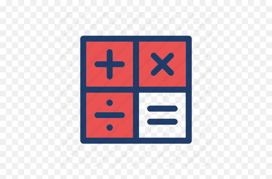 Download Math Calculate Accounting Vector Icon Inventicons - Horizontal Png,Math Symbols Png