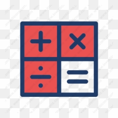 Download Math Calculate Accounting Vector Icon Inventicons - Horizontal png