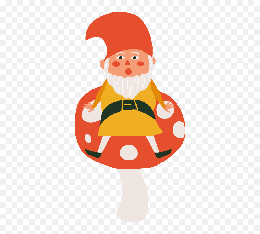 Mushroom U0026 Leprechaun Graphic - Clip Art Free Graphics Santa Claus Png,Leprechaun Transparent