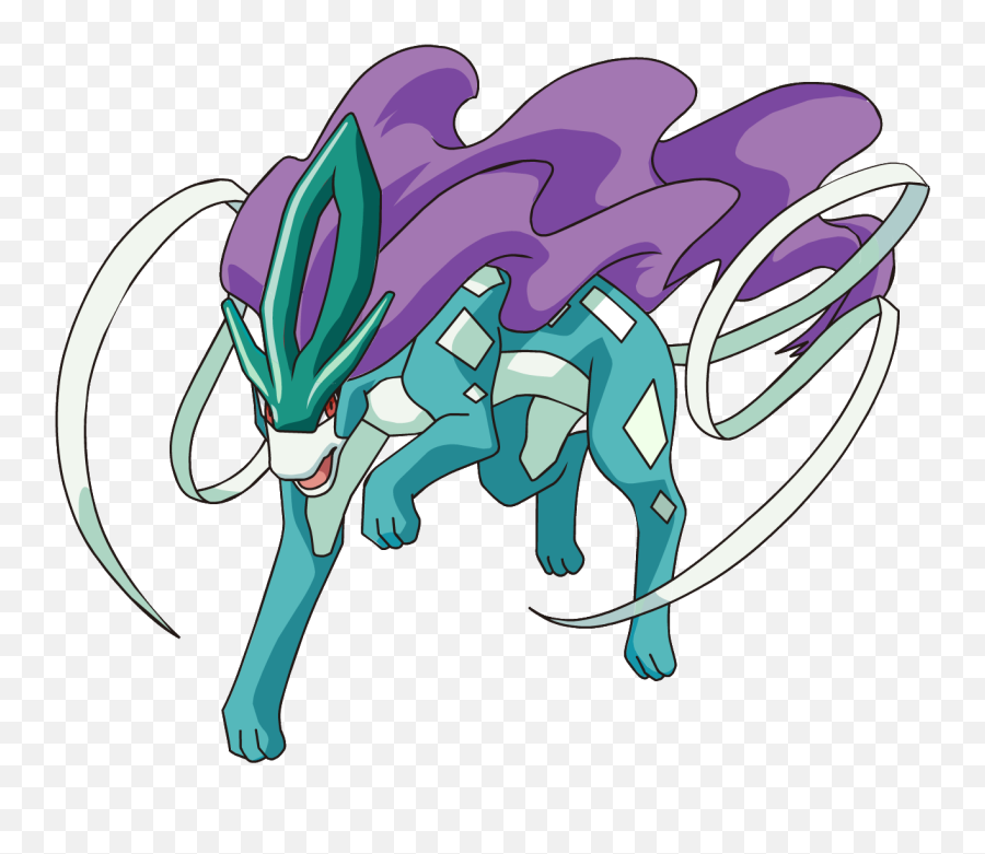 Download 245suicune Os Anime 2 - Legendary Pokemon Suicune Png,Suicune Png
