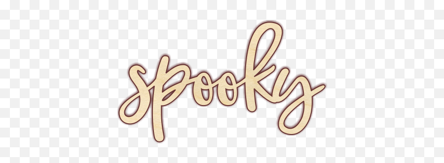 Spooky Wood Sign - Transparent Spooky Logo Png,Spooky Transparent