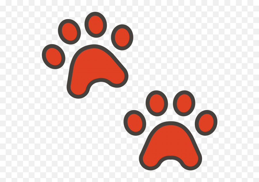 Paw Prints Emoji Clipart Free Download Transparent Png - Dog Paws Vector,Paw Prints Transparent