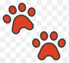 Paw Prints Emoji Clipart Free Download Transparent Png - Dog Paws Vector