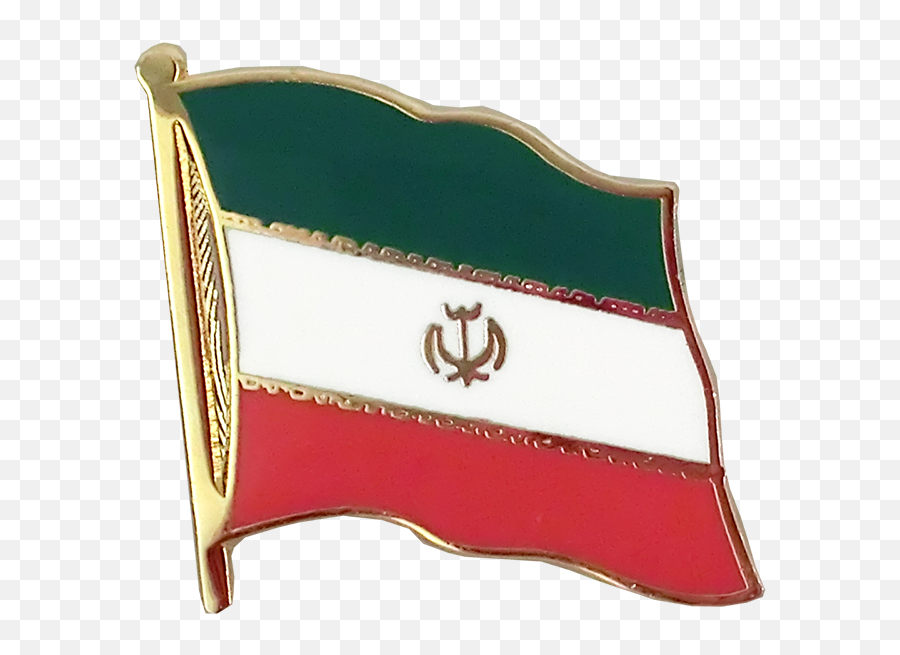 Flag Lapel Pin - Iran Flag Lapel Pin Full Size Png Solid,Iran Flag Png