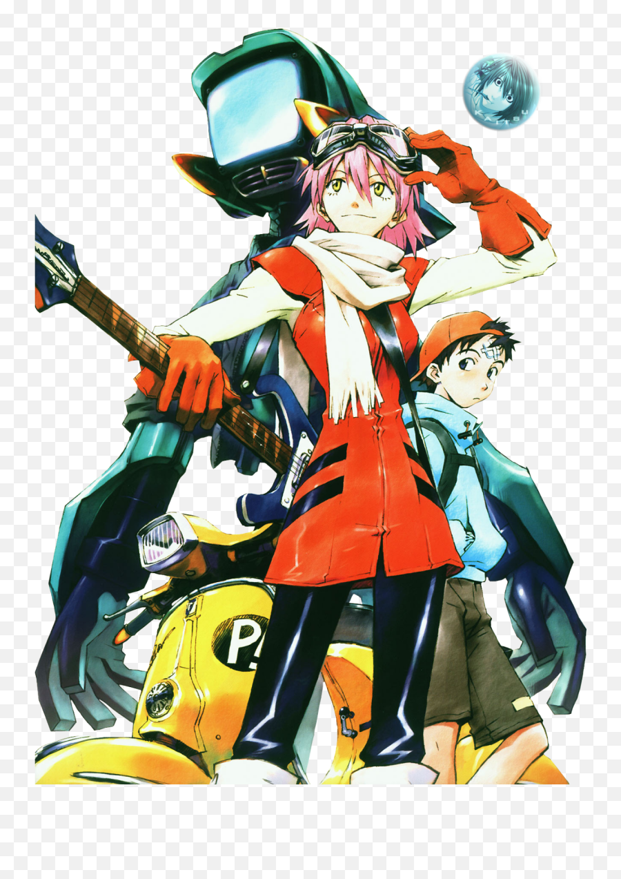 Download User Posted Image - Haruko Flcl Art Png Image With Fooly Cooly Haruko Png,Flcl Png