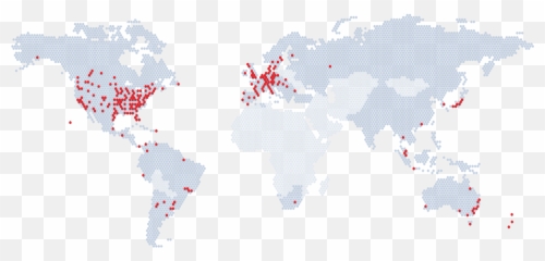 Ronald Mcdonald House Charities Rmhc - World Map png