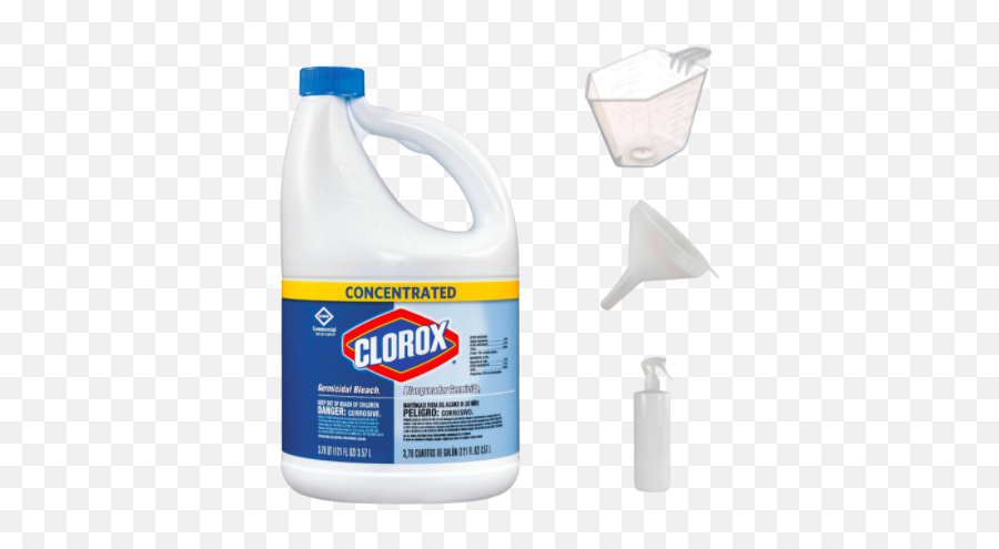 0 Concentrated Clorox Germicidal Bleach Combo Make Your Own Wet Wipes Combospray 121 Oz 1 Bottle Epa Certified - Clorox Png,Bleach Transparent