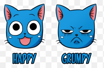 Parody Of Harley Quinn - Suicide Squad Happy and Grumpy Cat Dot png