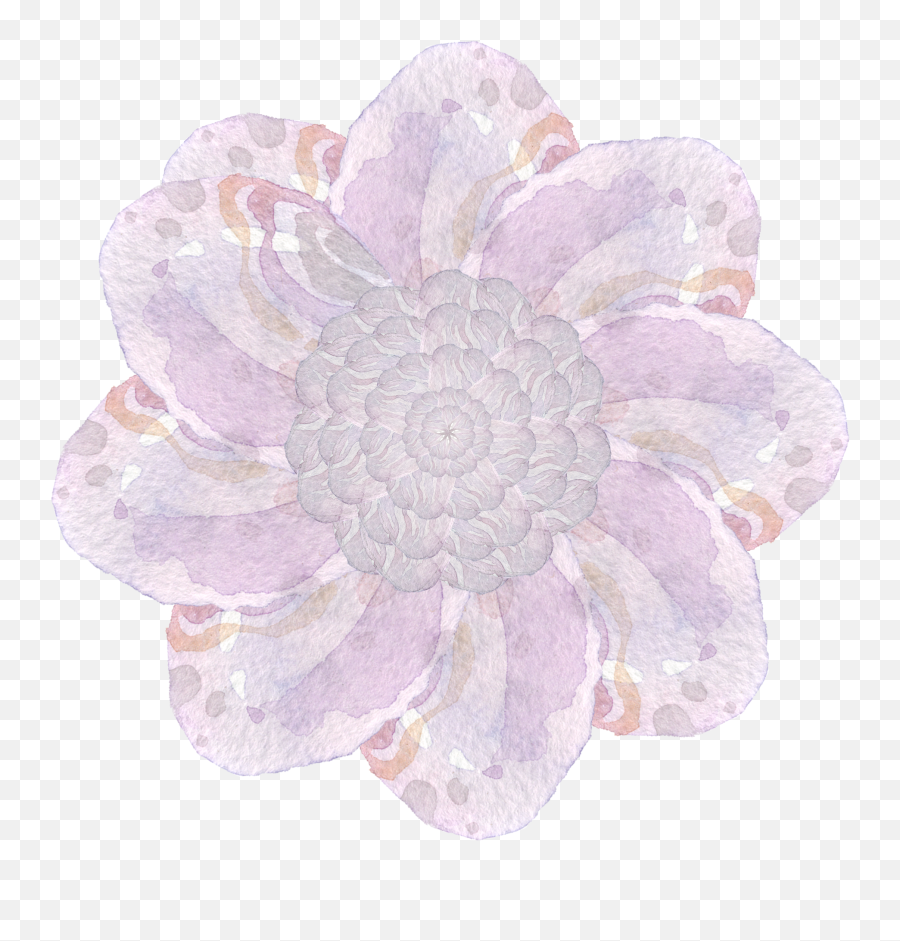 Simple Watercolor Decoration Flower Png - Echeveria,Simple Flower Png