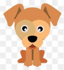Dog Flat Design Vector Icon Graphic - Soft png