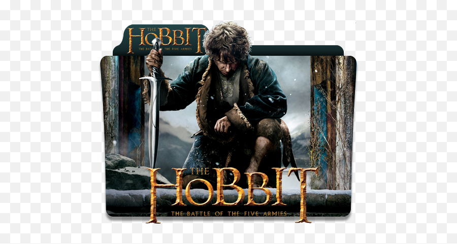 The Battle Of Five Armies 2014 - Battle Of The Five Armies Poster Png,The Hobbit Folder Icon