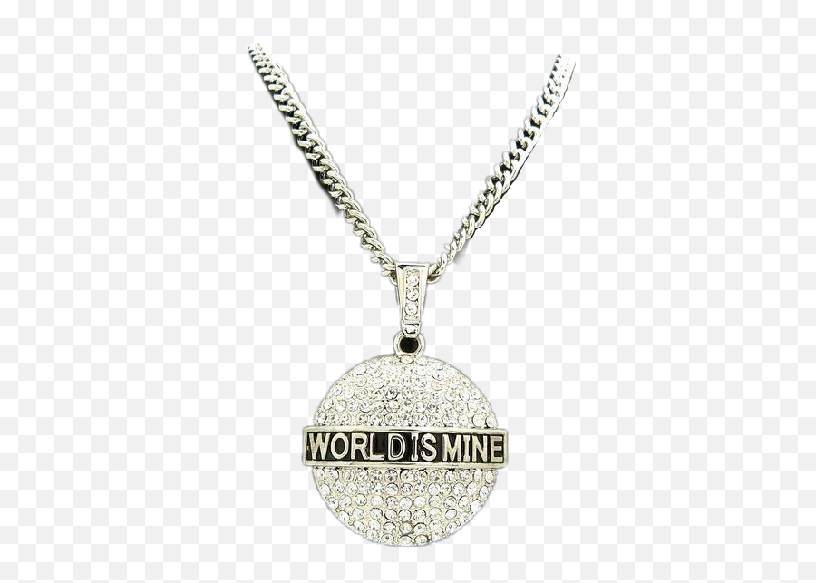Mine Iced Out Pendant Chain - Locket Png,Chain Png