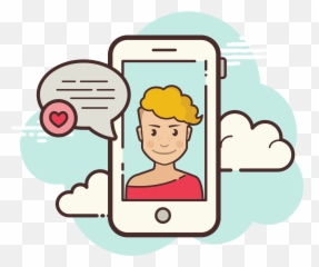 Smartphone Chat Weiblich Icon - Importante Png Full Size Imovie Icon Aesthetic,Mobile Chat Icon