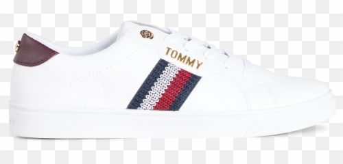 White Leather Sneakers Tommy Hilfiger Online Sale Up To 50 Off - Plimsoll png