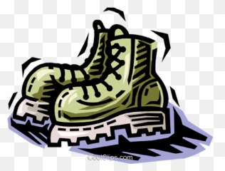 Hiking Boots Royalty Free Vector Clip Art Illustration - Dirty png