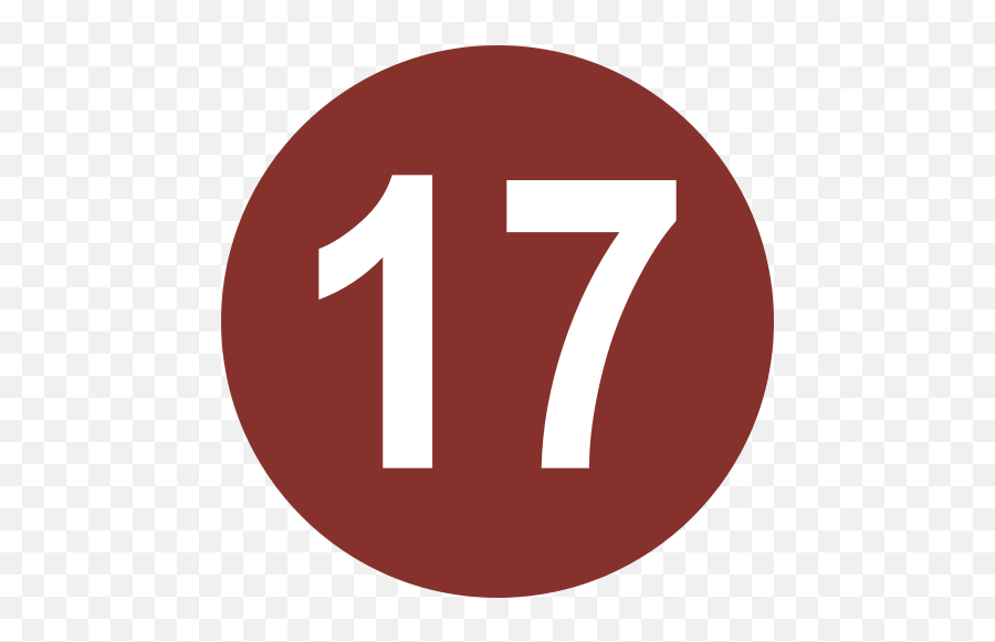 Tucpamplona17 - Fancy Number 17 Png,17 Png