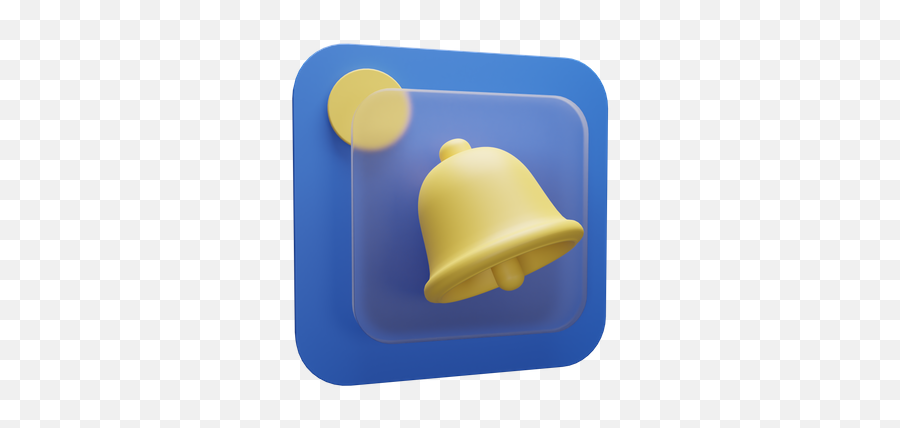 Bell Icon 3d Illustrations Designs Images Vectors Hd Graphics - Handbell Png,Subscribe Bell Icon