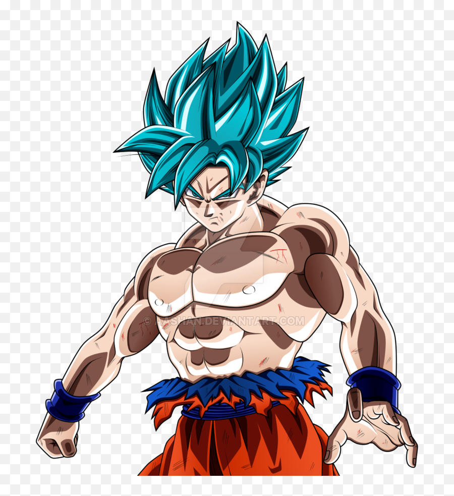 Png Goku 1 Image - Super Saiyan Blue Full Power,Dbz Transparent