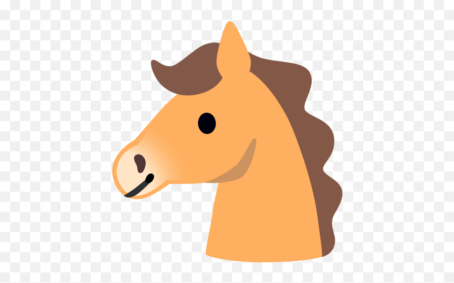 Horse Face Emoji - Cara De Caballo Dibujo Animado Png,Horse Face Icon