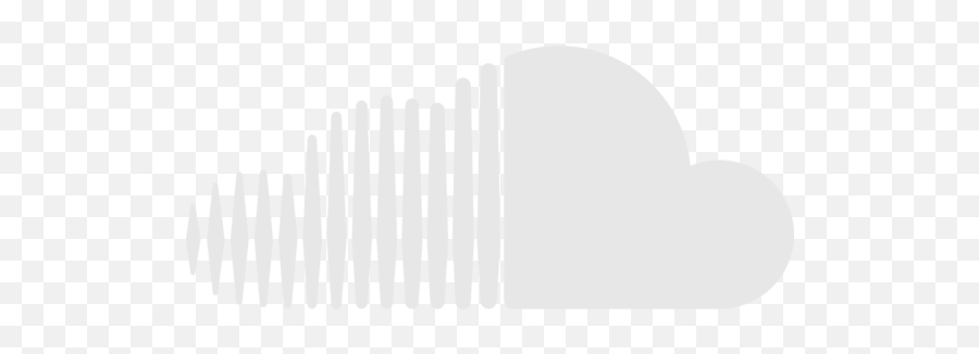 Download Hd Soundcloud Icon Gray - Sound Cloud En Blanc Png,Soundcloud Icon Transparent