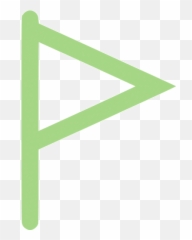 Guacamole Green Empty Flag Icon - Free guacamole Green Transparent Flag Icon png