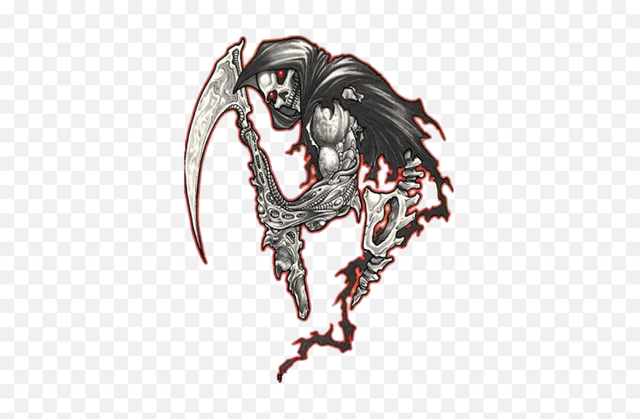 Grim Reaper Tattoo Png - Grim Reaper Tattoo Designs,Grim Reaper Transparent