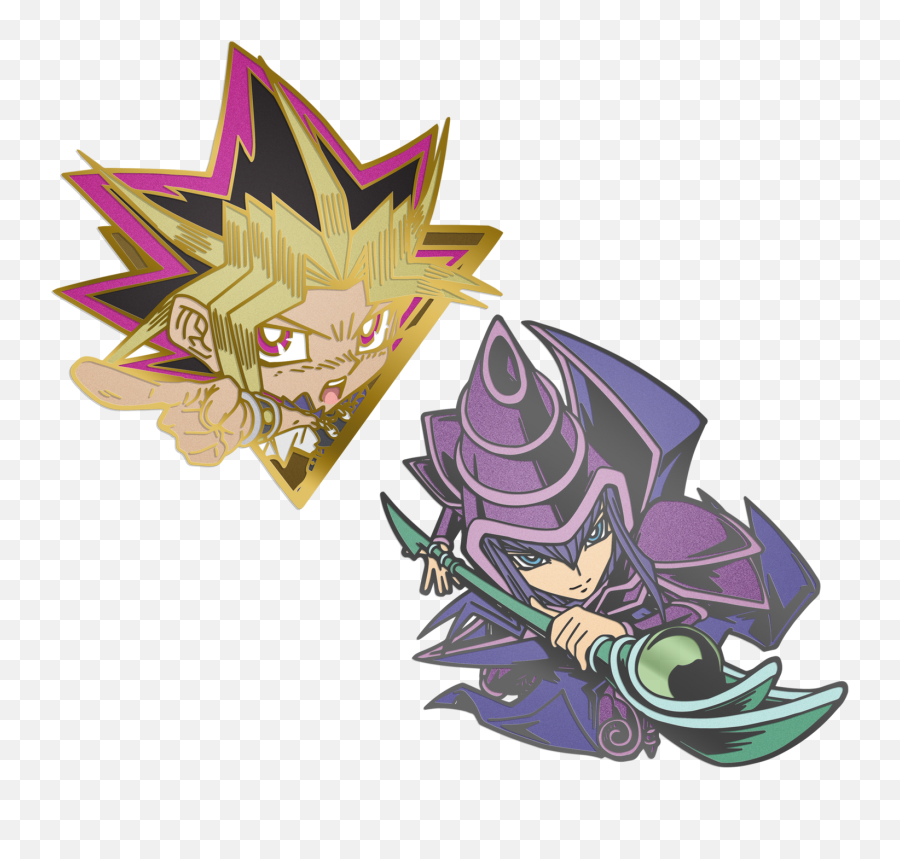 Yugi Dark Magician Pin Set Png Icon