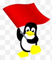 Communist Penguin Tux - Red Flag Linux Logo Png,Communist Hat Png