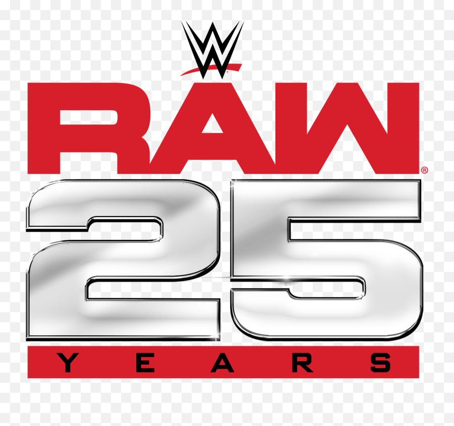 Wwe Raw 25 Logo Png Image - Wwe Raw 25 Anniversary Date,Raw Logo Png